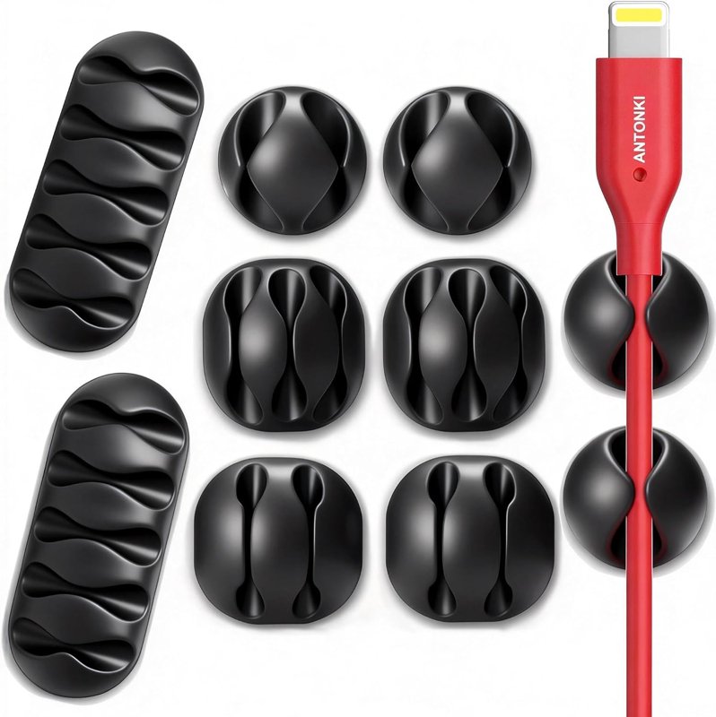 Clips de câbles adhésifs